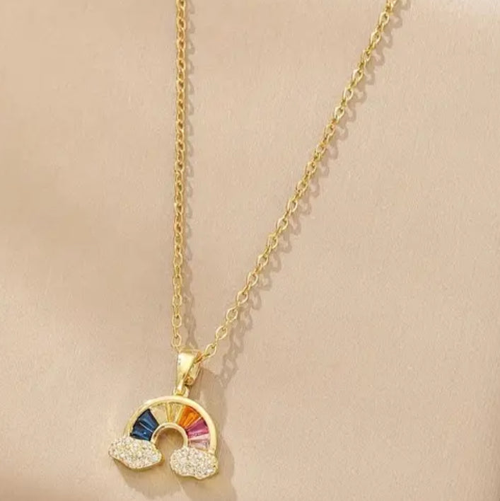 Rainbow Charm Necklace 🌈