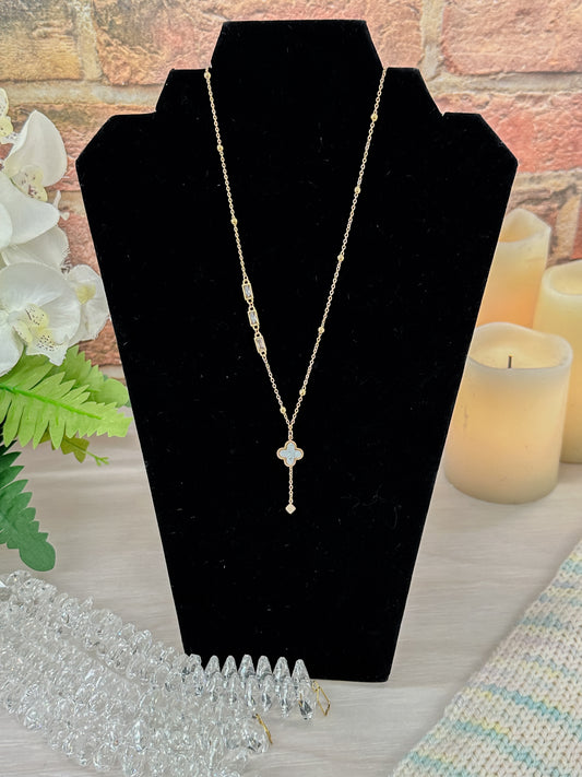 Stardust Clover Necklace