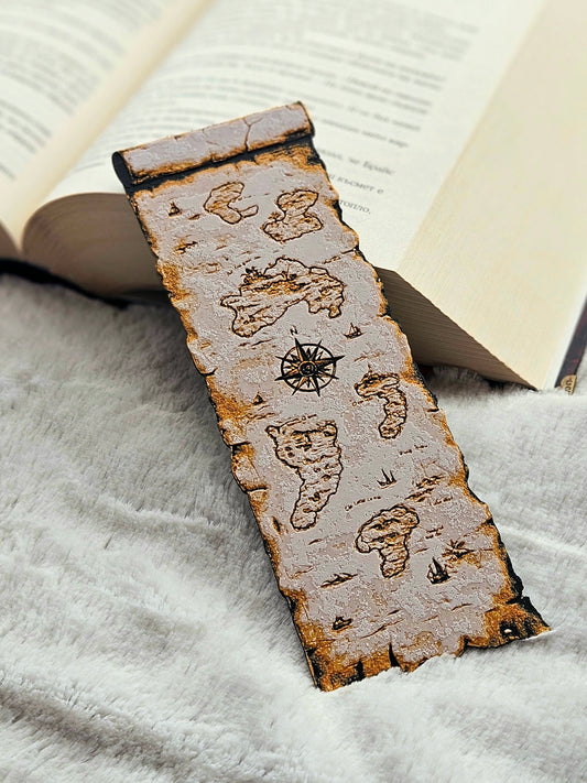 Pirate Map Bookmark