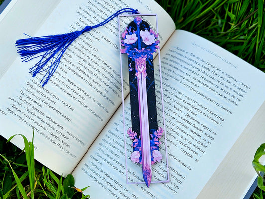 Floral Sword Bookmark